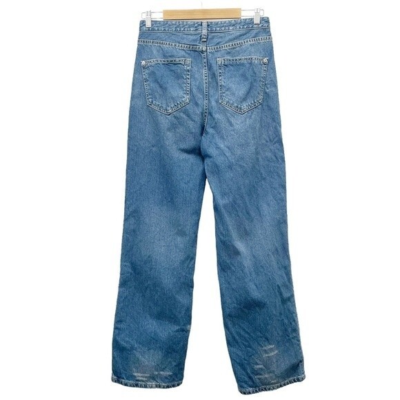 Anthropologie Pilcro The Joey High-Rise Straight Jeans Blair Wash Womens Size 27 - Picture 2 of 16